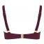 Annadiva Swim Smocky Vorgeformtes Balconette Bikini Oberteil Berry