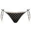 Watercult Soul Spots Bikini Hose mit Seitlichen Bändern Black Oat