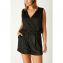 Annadiva Swim Sparkling Black Jumpsuit Black