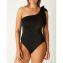 Annadiva Swim Sparkling Black One Shoulder Badeanzug Black