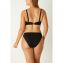 Annadiva Swim Sparkling Black Twist Bikini Oberteil Black