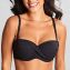 Panache Bademode Spirit Bandeau Bikini Oberteil Black