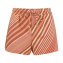 Annadiva Swim Stripe Lurex Shorts Caramel