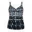 Sunflair Tankini Oberteil Schwarz Weiss