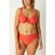 Annadiva Swim Sunrise Hohe Bikini Hose mit Seitlichen Bändern Mandarin