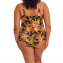 Elomi Bademode Tiger Valley Tankini Oberteil Schwarz