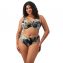 Elomi Bademode Tropical Retreat Plunge Bikini Oberteil Black