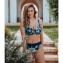 Annadiva Swim Tropics Vorgeformtes Balconette Bikini Oberteil Petrol 