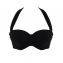 Panache Bademode Tulle Bandeau Bikini Oberteil Schwarz