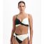 Beachlife Vanilla and Black Twist Bikini Oberteil