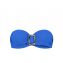 Cyell Badmode Wavy Blue Bandeau Bikini Oberteil