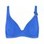 Cyell Bademode Wavy Blue Plunge Bikini Oberteil