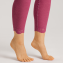 Hanro Woolen Lace Legging Rose Wine